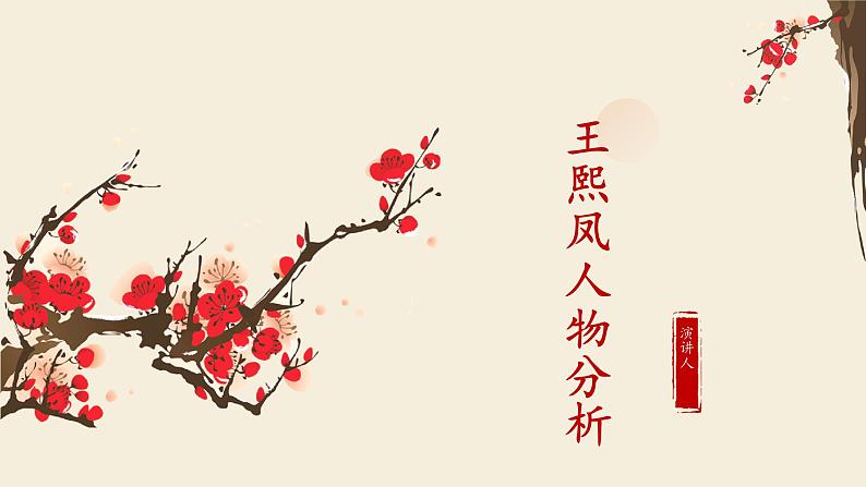 《红楼梦》人物分析专题：王熙凤课件PPT01
