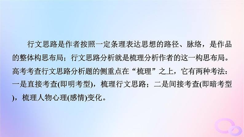 2024版高考语文一轮总复习第2部分现代文阅读Ⅱ专题2散文阅读任务3考点突破第3讲神游千里路踪迹清可辨__分析思路结构课件第4页