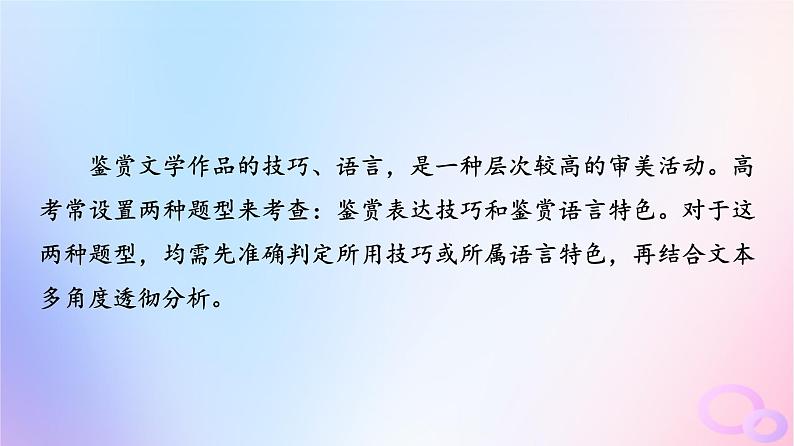 2024版高考语文一轮总复习第2部分现代文阅读Ⅱ专题2散文阅读任务3考点突破第4讲利器善其事得鱼莫忘筌__赏析艺术技巧课件第2页