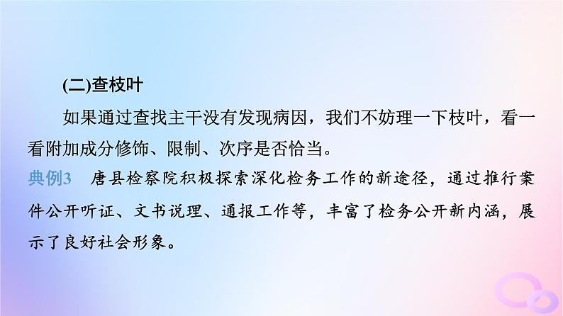 2024版高考语文一轮总复习第4部分语言文字运用任务2考点突破考点3辨析并修改蹭第3讲开方动手术治好句中病__准确修改蹭课件第5页