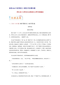 考向45 文学类文本阅读之文章内容概括-备战2024年高考语文一轮复习考点微专题（全国通用）