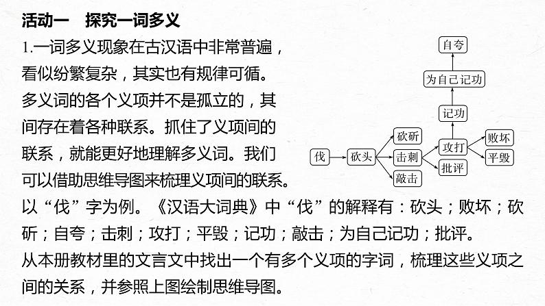 统编版高中语文必修上册--第八单元　课时2　把握古今词义的联系与区别（精品课件）04