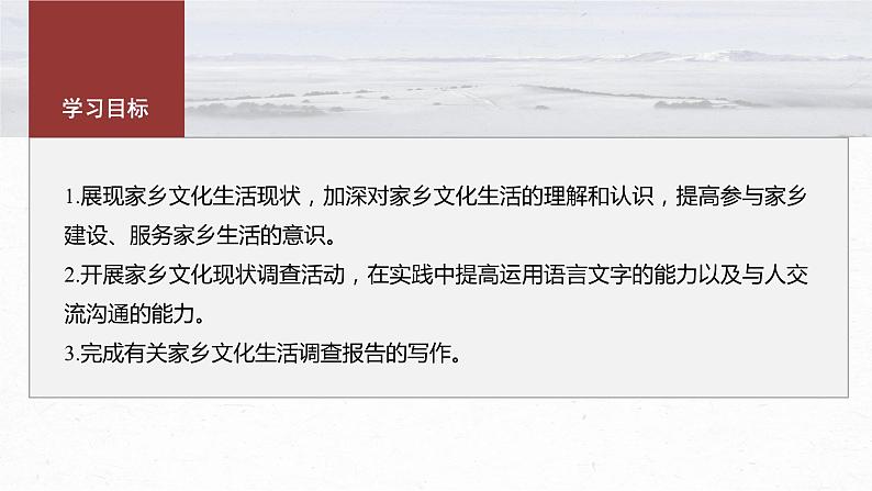 统编版高中语文必修上册--第四单元　课时2　家乡文化生活现状调查（精品课件）03