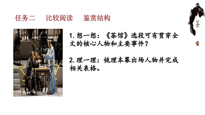 《茶馆（节选）》课件2022-2023学年统编版高中语文选择性必修下册第6页