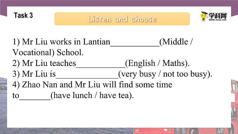 Unit 3 Starting a New Day Period 1 Language Skills Practice 课件-【中职专用】高一英语同步精品课堂（语文版2021·基础模块1）07