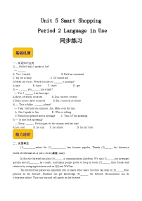 Unit 5 Smart Shopping Period 2 Language in Use同步练习-【中职专用】高一英语同步精品课堂（语文版2021·基础模块1）