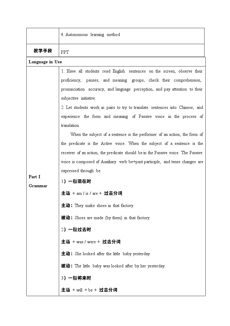 【中职专用】高中英语Unit 3 School Clubs Grammar 教学设计-2022-2023学年中职英语语文版（2021）基础模块202