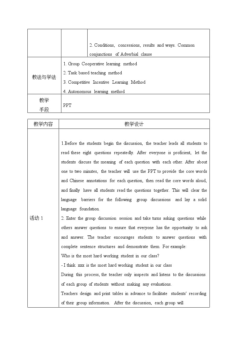 【中职专用】高中英语Unit 5 Learning from Role Models Listening and Reading 教学设计-2022-2023学年中职英语语文版（2021）基础模块202