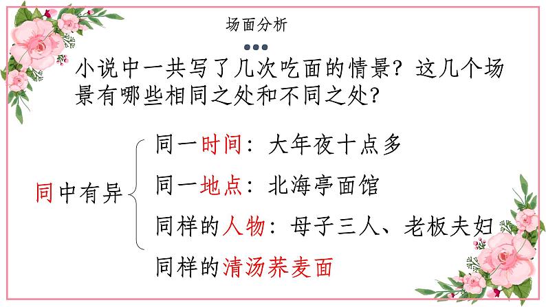 【中职专用】高中语文 人教版·基础模块上册  6《一碗清汤荞麦面》（教学课件）07