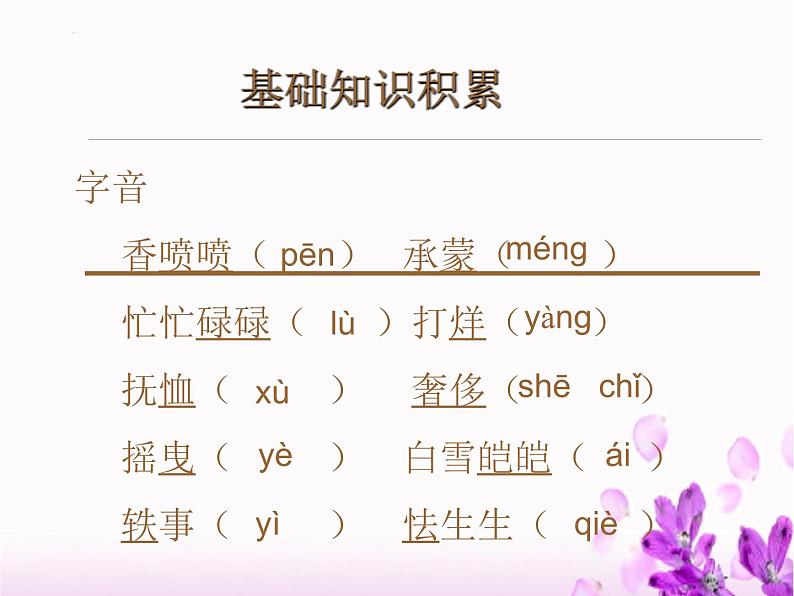 【中职专用】高中语文 人教版  基础模块上册  6《一碗清汤荞麦面》课件第6页