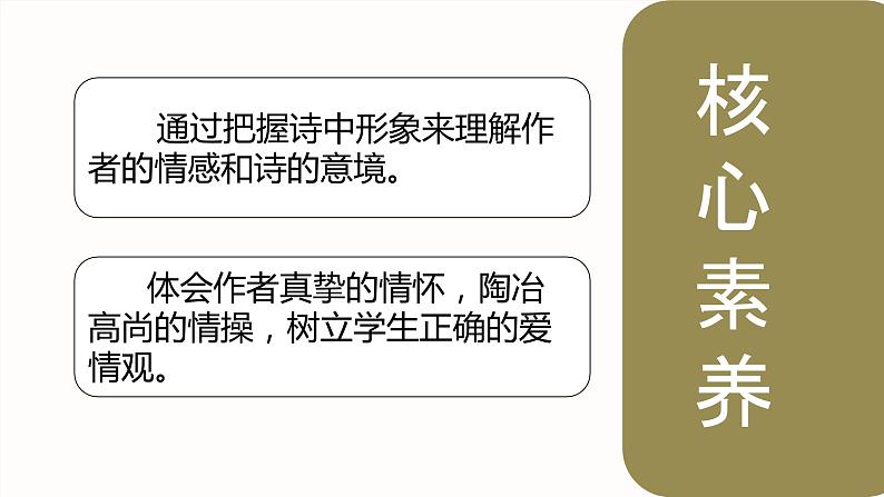 【中职专用】高中语文 高教版·基础模块上册  第2课 《爱情诗两首》（课件）第3页