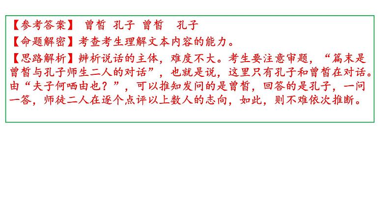 2015年-2023年北京卷高考名著《论语》阅读试题解析课件PPT03