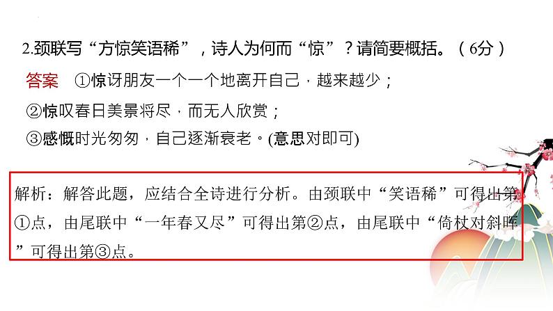 专题01  读懂诗词，准确理解诗词内容- 冲刺2023年高考语文二轮复习核心考点逐项突破课件PPT08