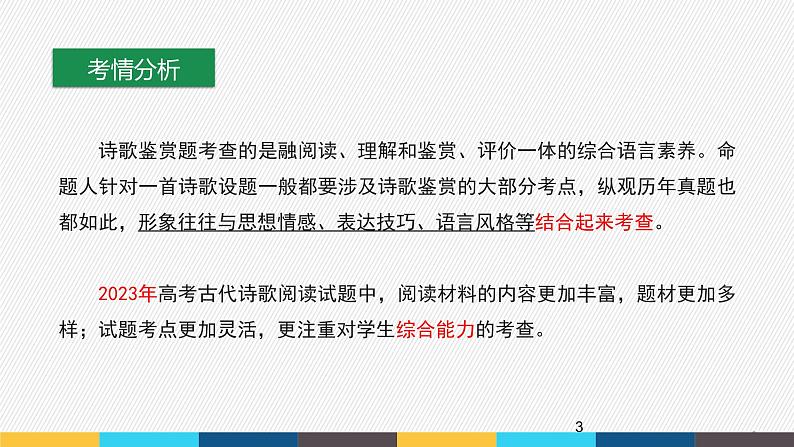 【2024年高中语文部编版一轮复习】课件 古代诗歌阅读专题（2）分析形象第3页