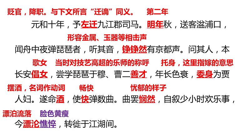 《琵琶行（并序）》课件2022-2023学年统编版高中语文必修上册第7页
