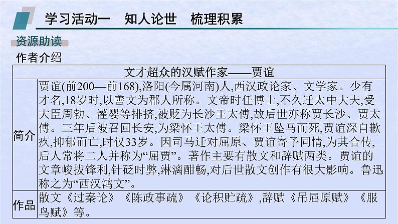 江苏专版2023_2024学年新教材高中语文第三单元11过秦论五代史伶官传序课件部编版选择性必修中册第4页