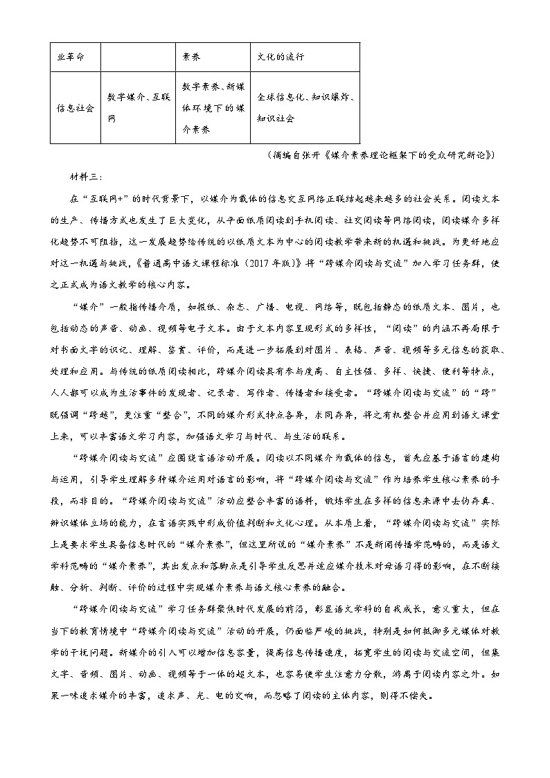 山东省东营市2022-2023学年高一语文下学期期末试题（Word版附解析）02