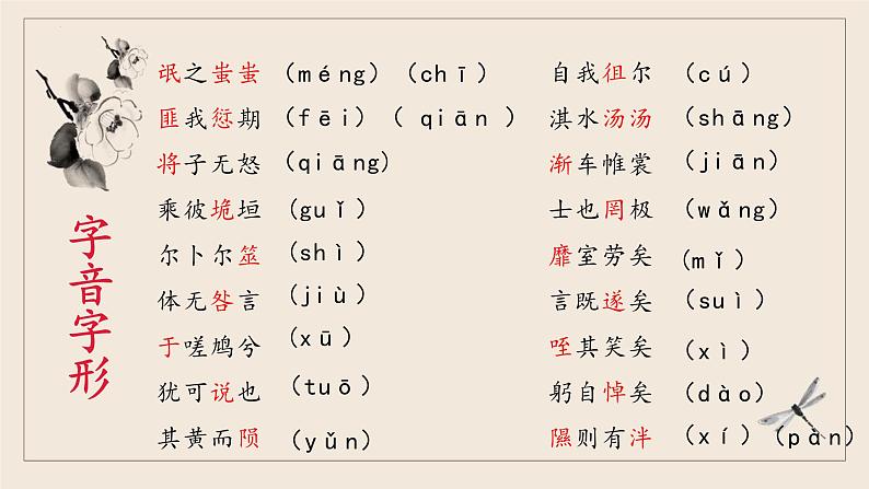 1-1《氓》课件+2022-2023学年统编版选择性必修下册第8页