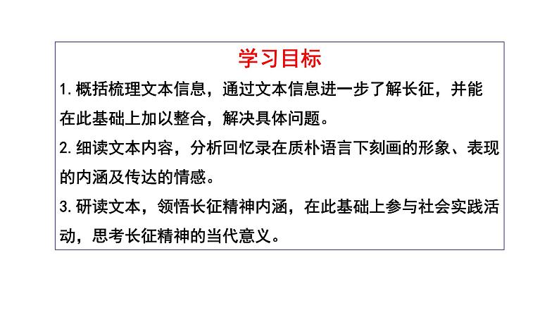 统编版高中语文选择性必修上册--_长征胜利万岁（一）-课件02