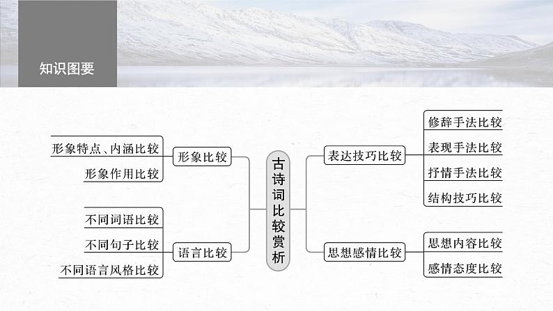 高考语文一轮复习--　比较赏析——整体把握，求同辨异课件PPT第6页