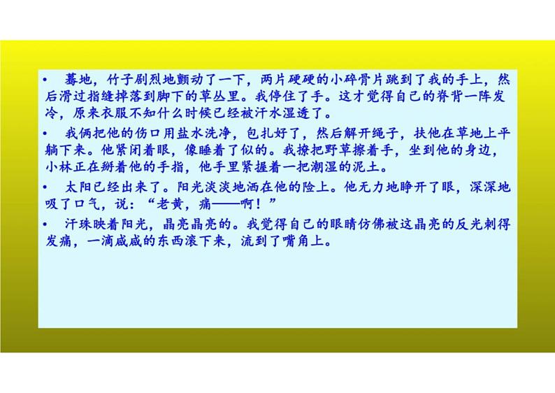 2023届新高考语文二轮复习专题 小说的特征及命题（含答案）课件PPT第7页