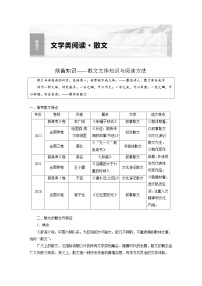 高考语文一轮复习课时练习 板块2 散文阅读 课时13　分析思路结构（含解析）