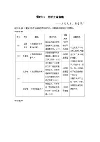 高考语文一轮复习课时练习 板块2 散文阅读 课时18　分析主旨意蕴（含解析）