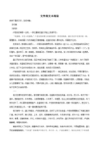 高考语文一轮复习强化训练专题06  文学类文本阅读（含解析）