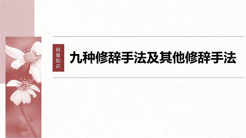 高考语文一轮复习课时练精品课件板块8 第2部分 语言表达 课时71　修辞手法构成和表达效果——修辞立诚，行“文”致远（含解析）第6页