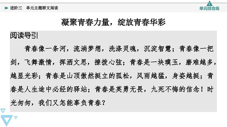 统编版高中语文必修上册 第1单元 进阶3 单元主题群文阅读（课件+练习+素材）02