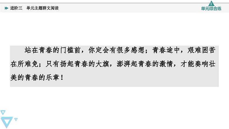 统编版高中语文必修上册 第1单元 进阶3 单元主题群文阅读（课件+练习+素材）03