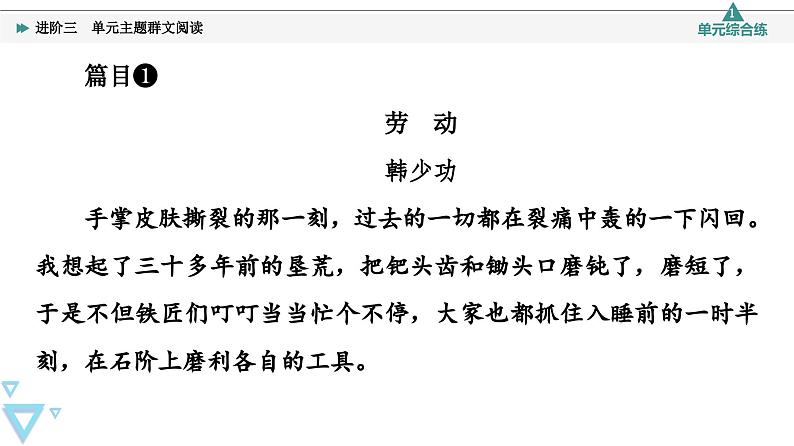 统编版高中语文必修上册 第2单元 进阶3 单元主题群文阅读（课件+练习+素材）04