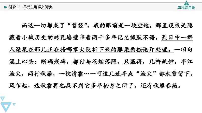 统编版高中语文必修上册 第3单元 进阶3 单元主题群文阅读（课件+练习+素材）08