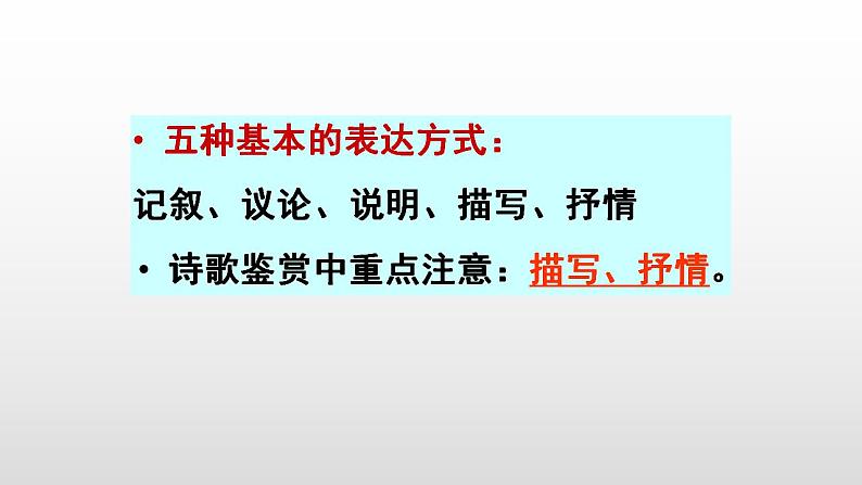 2024届高考语文复习：诗歌表达技巧鉴赏 课件第4页