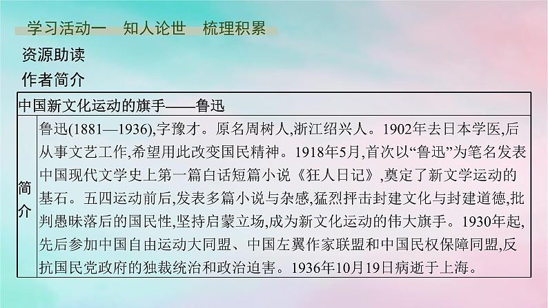 新教材2023_2024学年高中语文第2单元5.1阿Q正传节选5.2边城节选课件部编版选择性必修下册第7页