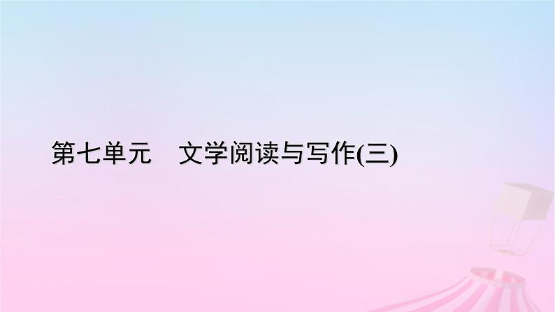 新教材适用2023_2024学年高中语文第7单元15我与地坛节选课件部编版必修上册第1页