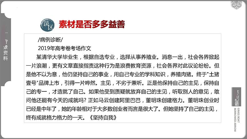 2024届高考作文备考：好材如良药  善用方生效 课件第4页
