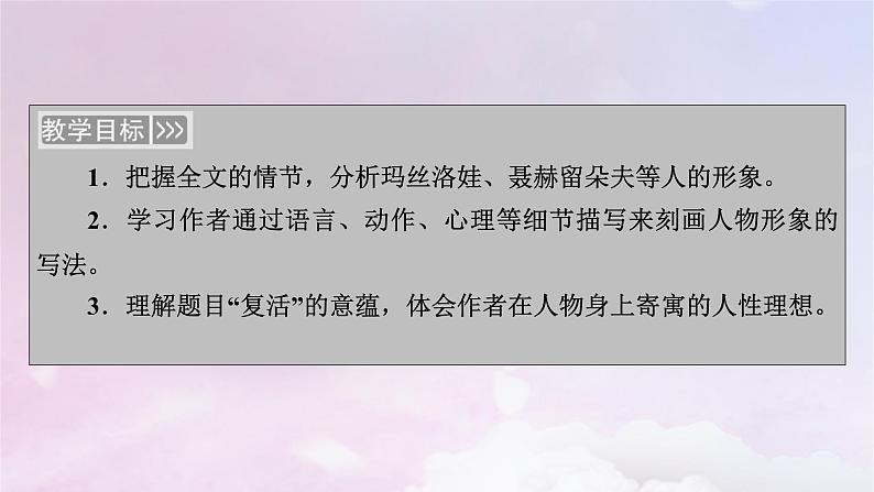 新教材适用2023_2024学年高中语文第3单元第9课复活节选课件部编版选择性必修上册03