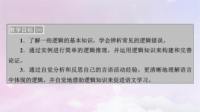 新教材适用2023_2024学年高中语文第4单元逻辑的力量课件部编版选择性必修上册02