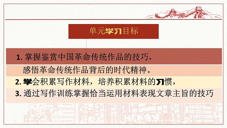 第一单元单元任务、积累写作素材+2023-2024学年统编版高中语文选择性必修上册课件PPT第2页