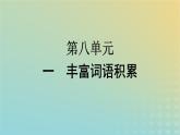 广西专版2023_2024学年新教材高中语文第8单元1丰富词语积累课件部编版必修上册