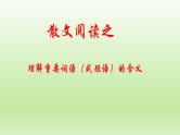 2023届高考专题复习：散文阅读之散文语言 课件