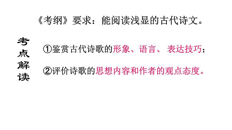 2024届高考专题复习：诗歌鉴赏之形象 课件05