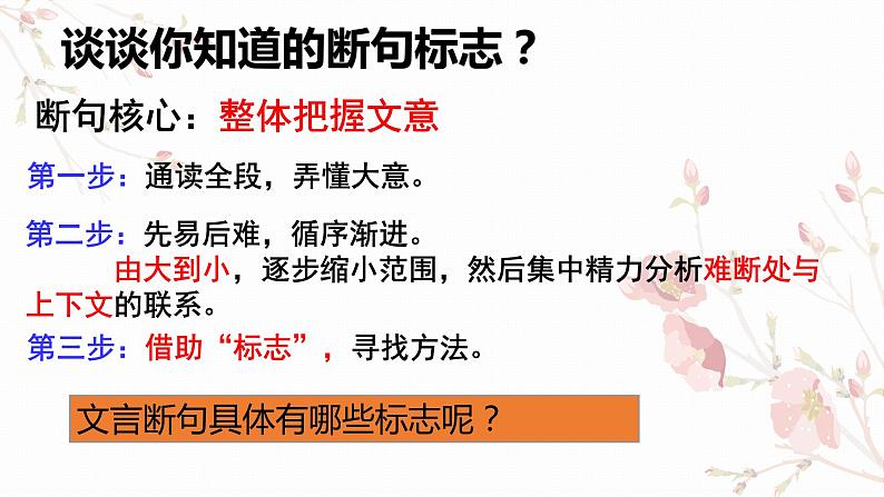 2024届高中语文专题：以教材审视高考——文言文断句方法指导 课件06