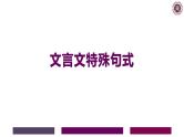 2024届高考语文复习：文言特殊句式 课件