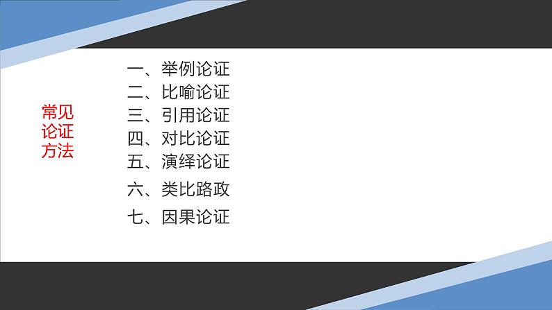 2024届高考写作指导：常见议论文论证方法知识梳理与举例解析 课件02