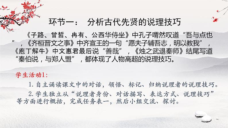 最具魅力的说理者——必修下第一单元专题 课件第3页