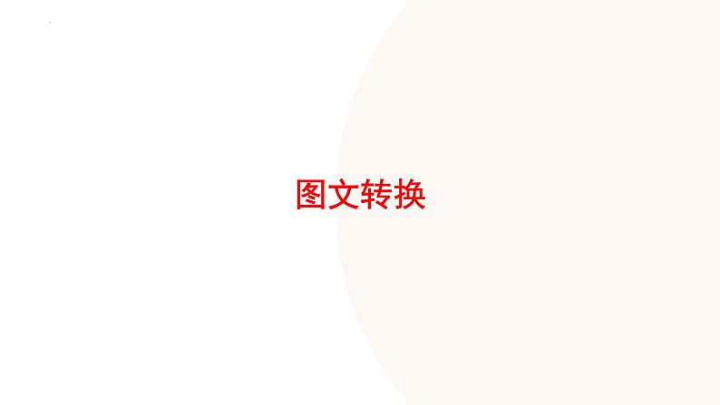 2024届高考语文一轮复习：图文转换课件01