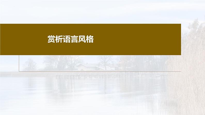 2024届高考语文复习：鉴赏诗歌语言  课件第5页