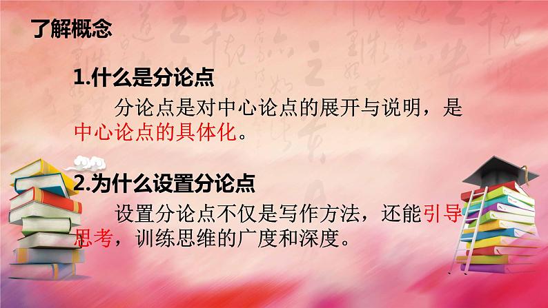 2024届高考语文复习：学会设置议论文分论点 课件04